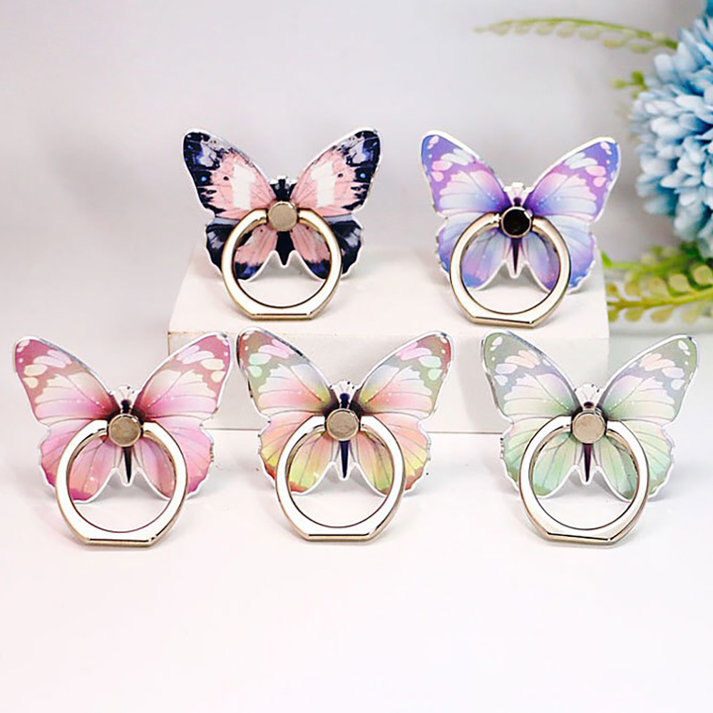Phone Accessories Ring - Luxe universele mooie vlinder mobiele telefoon