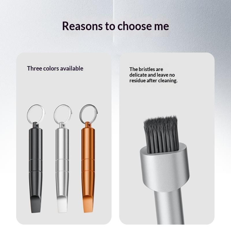 Sim Card Tool - Multifunctionele adapter, draagbare simkaart-uitwerper met reinigingsborstel