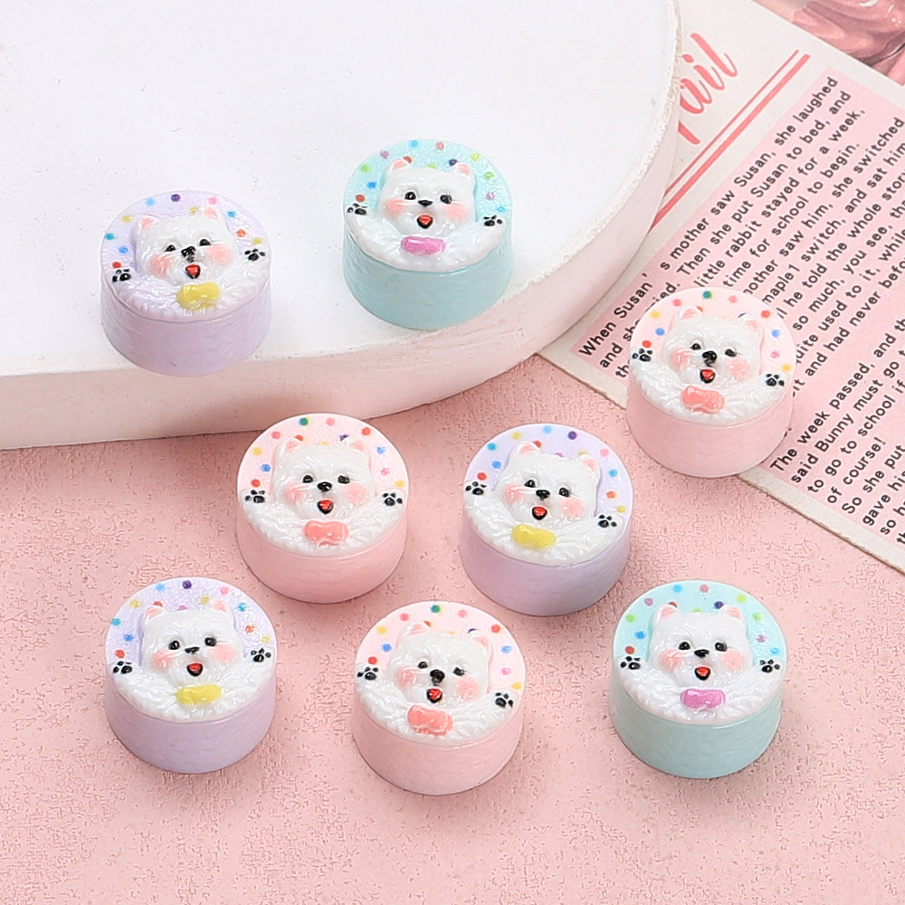 Phone Accessories Beads - 10 stks Creatieve multi-color puppy cake