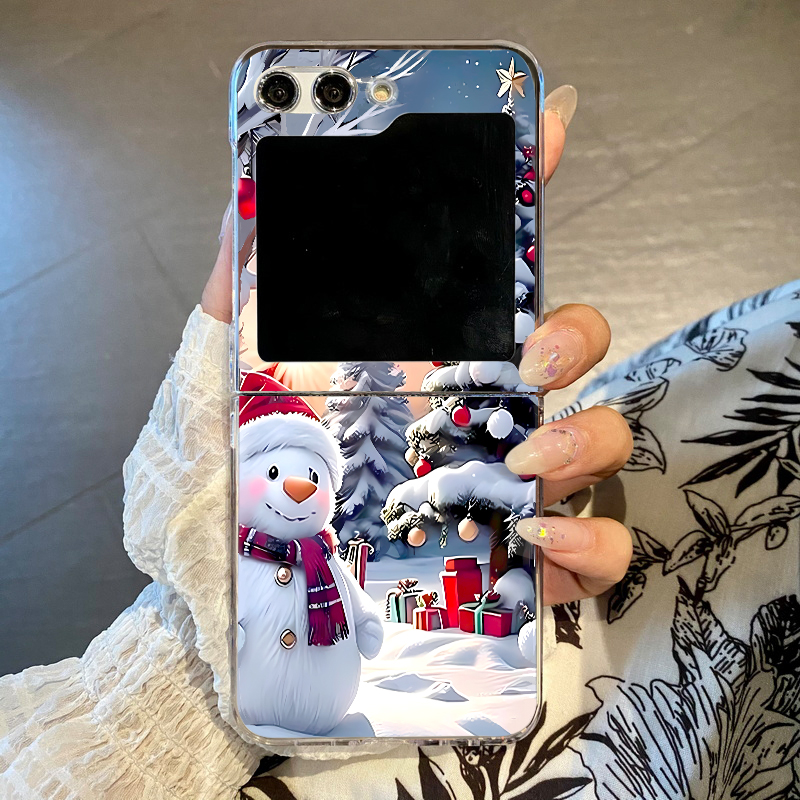 Z Phone Accessories - Kerst Sneeuwpop Elch Telefoonhoesje Voor Samsung