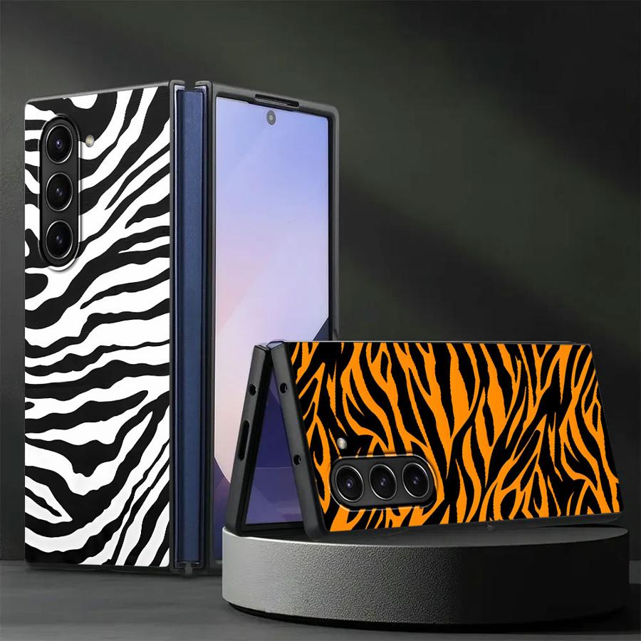 Z Phone Accessories - Zebra Gestreepte Zonnebloem Terug Telefoon Cover