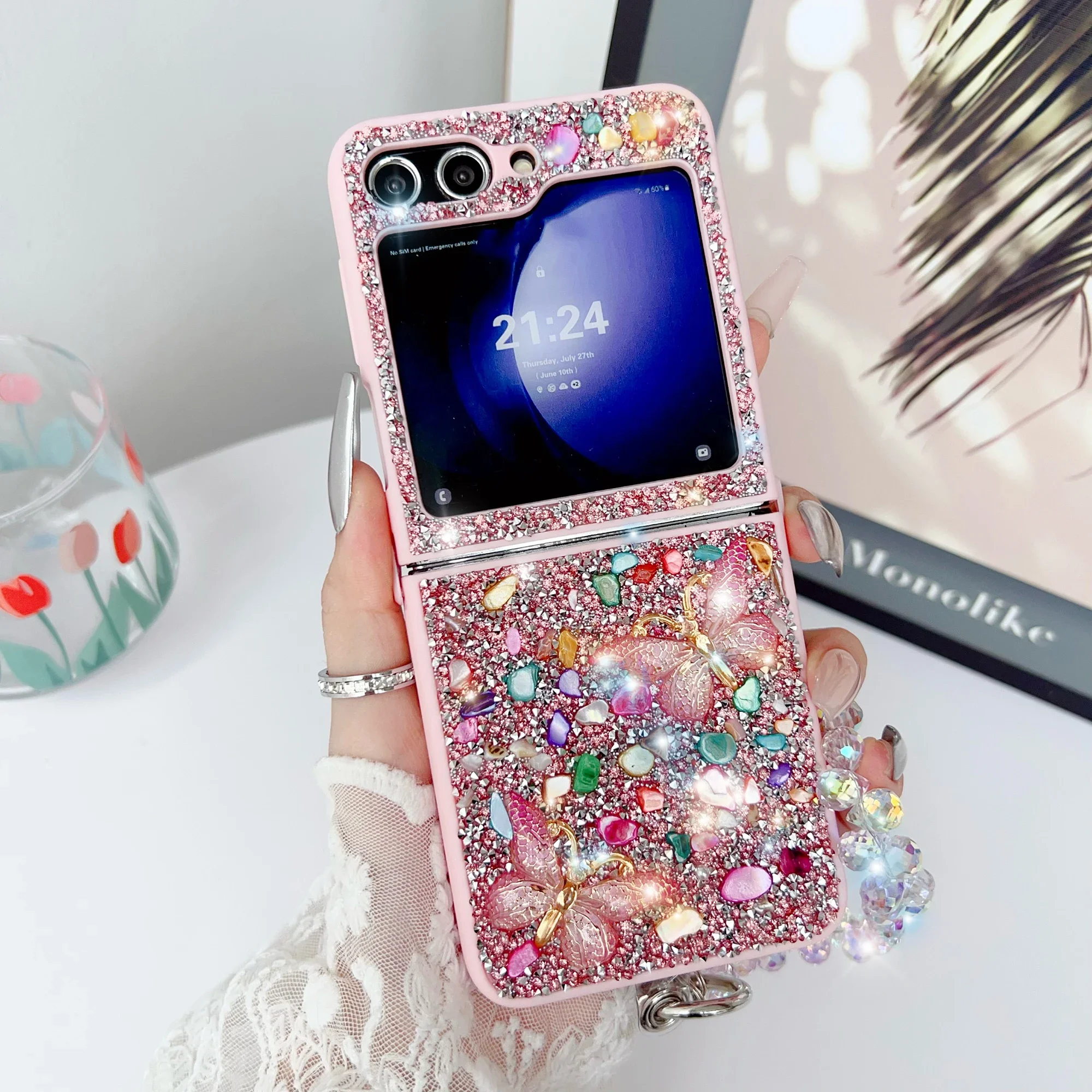 Z Phone Accessories - Luxe Glitter Telefoon Case Voor Samsung