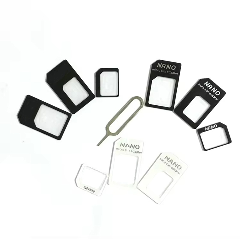 Sim Card Tool - 1 Set NanoSIM-kaart naar Micro-standaard adapter
