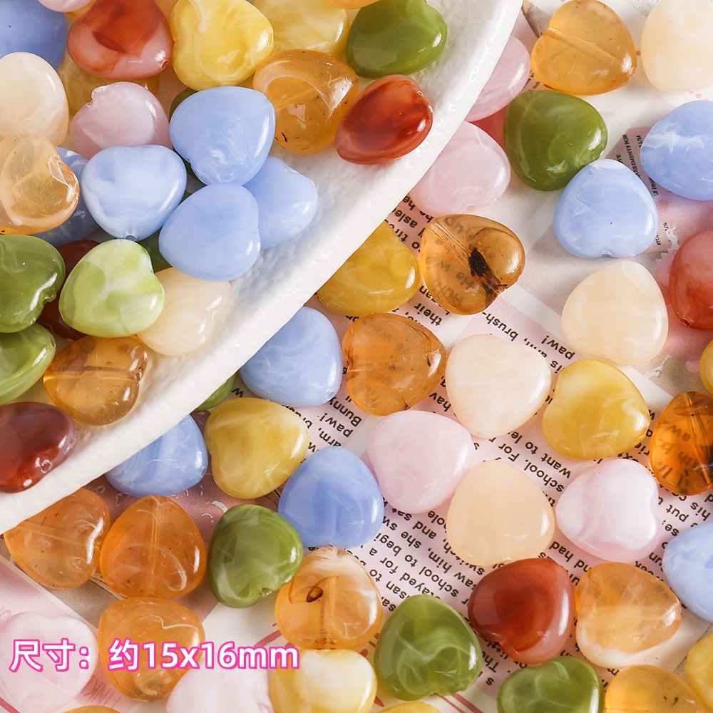 Phone Accessories Beads - 20g acryl verven gemengde vorm kraal