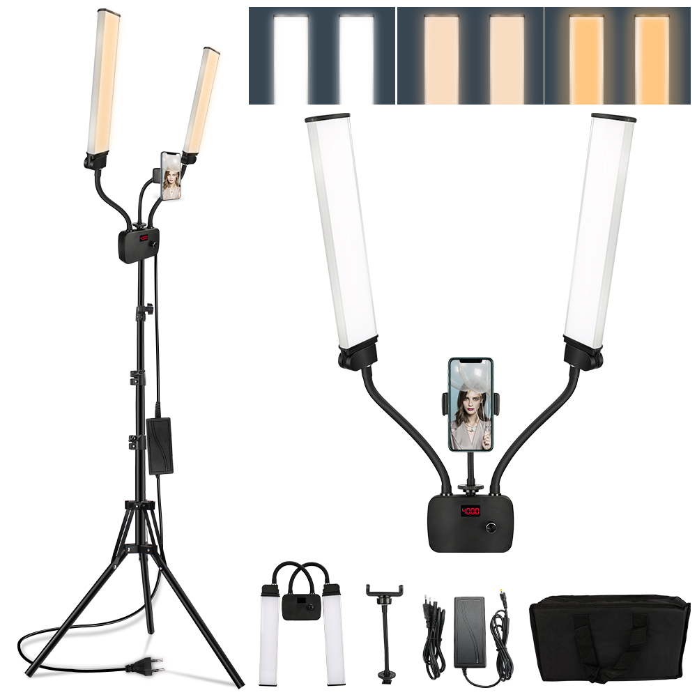 Led Strip Selfie - Dubbele armen LED Fill Photo Studio