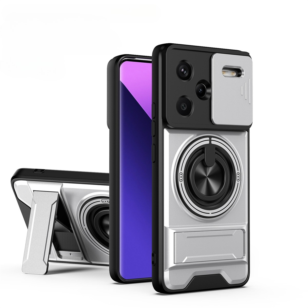 Phone Accessories Ring - Lens Slide Camera Telefoon Case voor