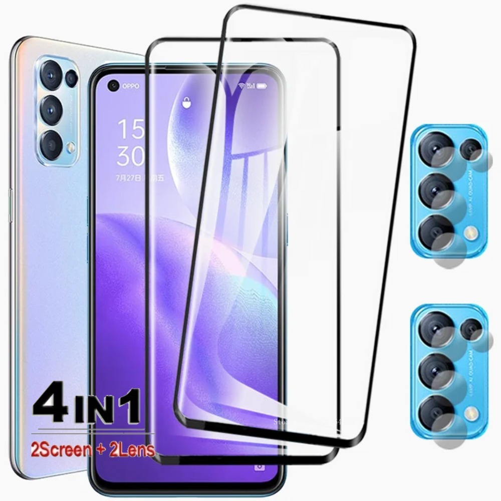 Oppo Find X8 - 4IN1 Volledige Cover Gehard Glas Voor