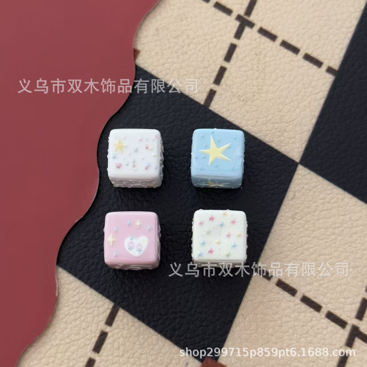 10 stuks 14mm bedrukte reliëf  - Phone Accessories Beads recensie en prijs