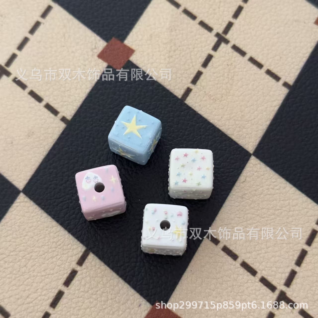 10 stuks 14mm bedrukte reliëf  - Phone Accessories Beads recensie en prijs