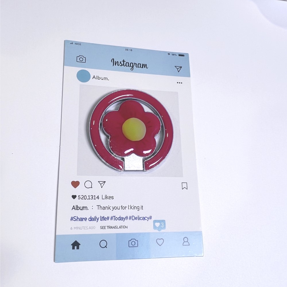 Bloemvormige Magnetische Opvou - Phone Accessories Ring recensie en prijs