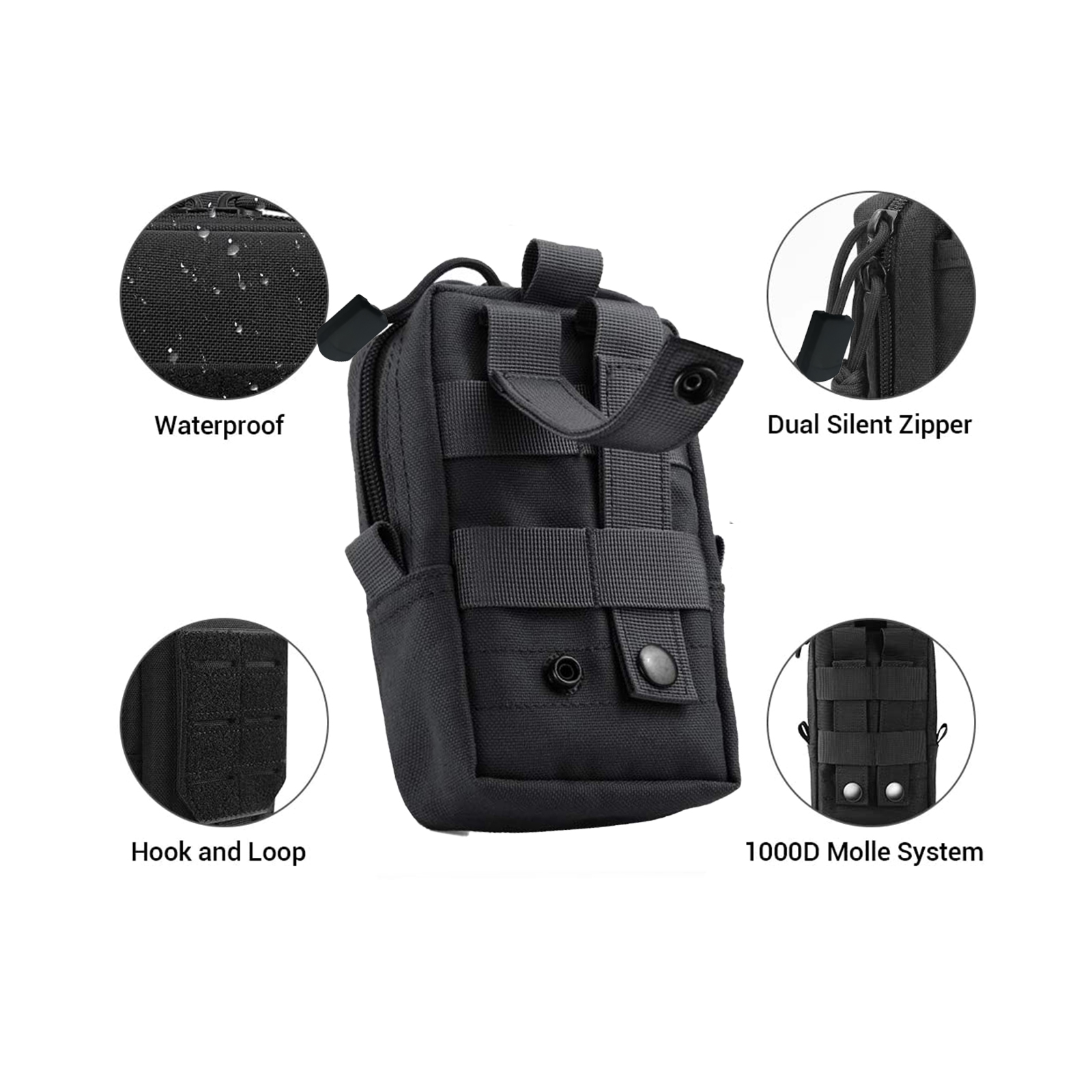 Tactische Molle Pouch Heuptas  - Phone Accessories Organizer recensie en prijs