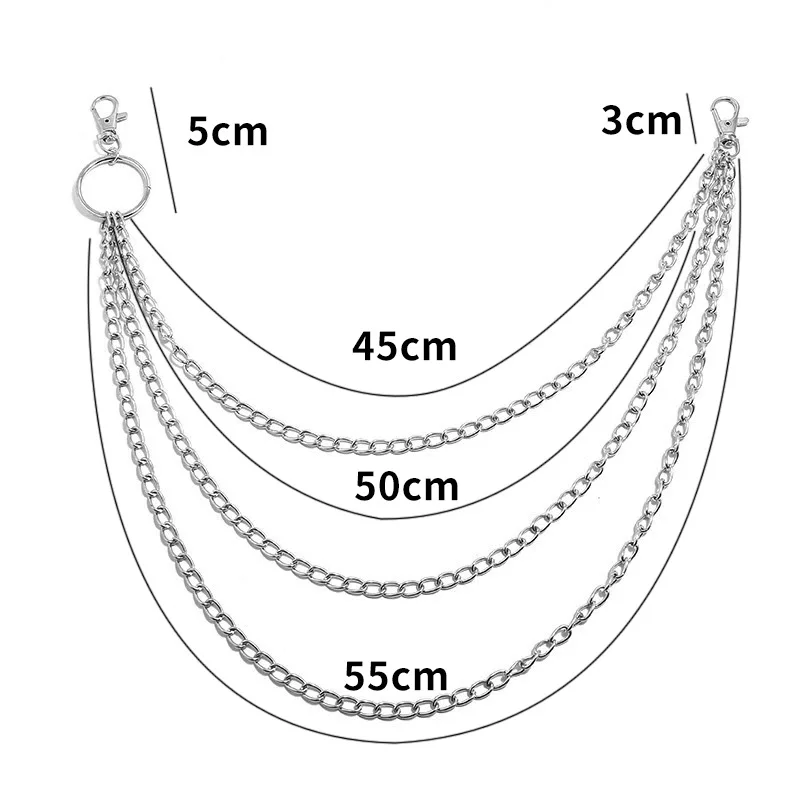 Laag metalen riemketting Punk  - Phone Accessories Hanger recensie en prijs