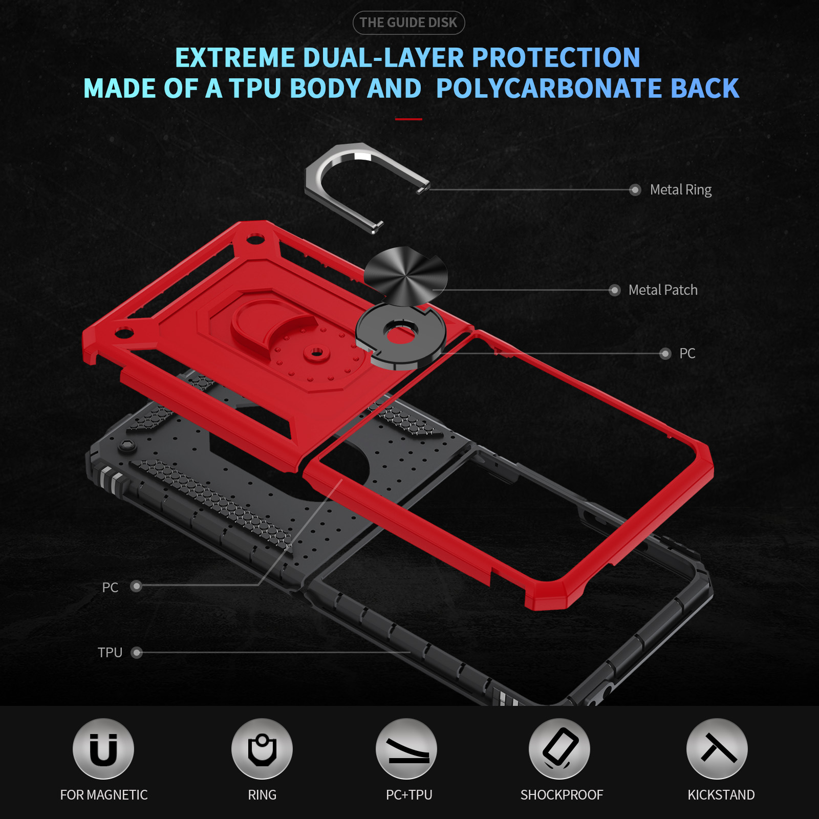 Militaire kwaliteit schokbeste - Phone Accessories Ring recensie en prijs