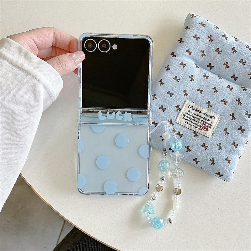 Koreaanse snoepkleuren polkado - Z Phone Accessories recensie en prijs