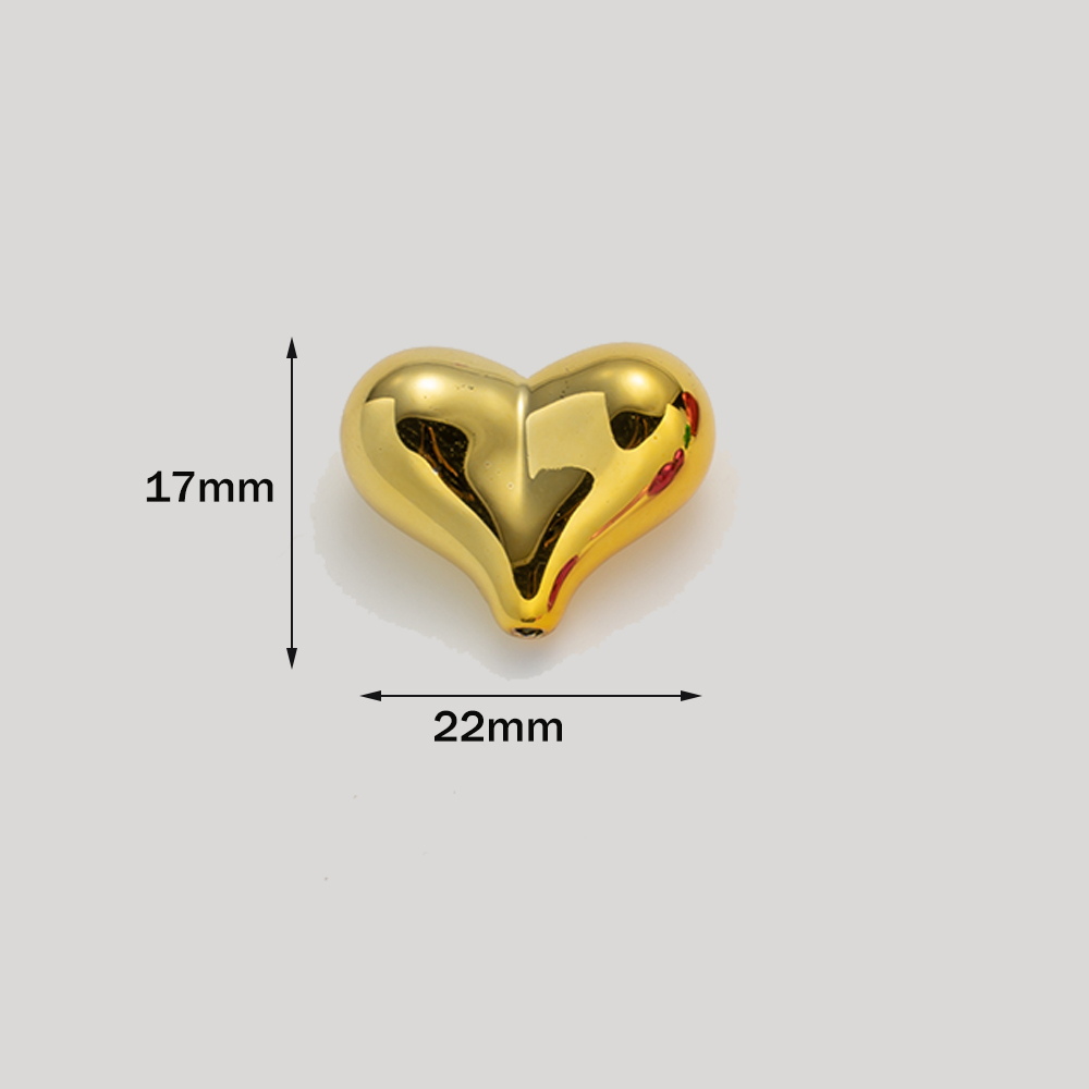 10 stuks kleurrijke acryl hart - Phone Accessories Beads recensie en prijs