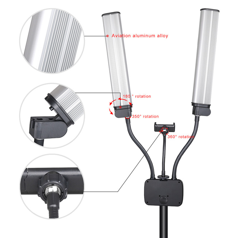 Dubbele Armen LED Invullicht F - Led Strip Selfie recensie en prijs